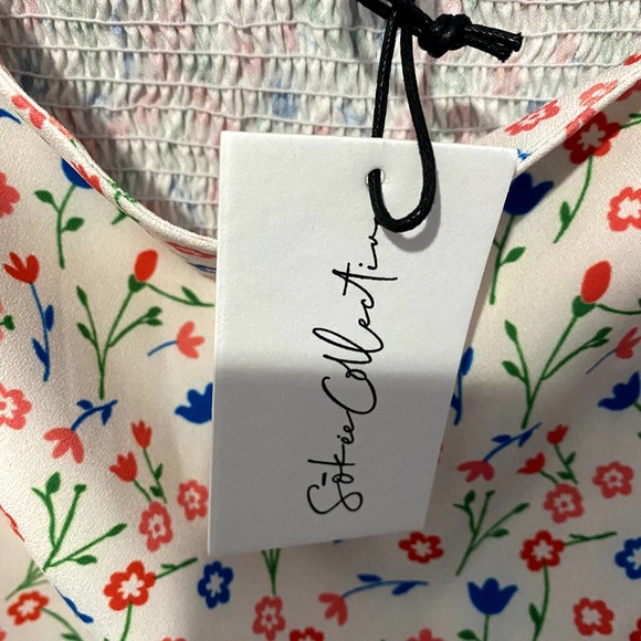 NWT Sokie Collective | Shopbop Cropped Floral Top - Picture 5 of 10